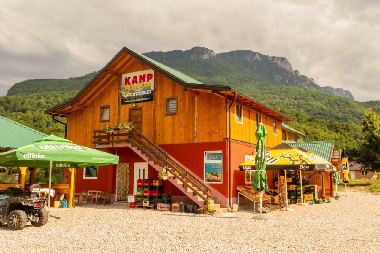 Camp Sutjeska Hotell Tjentiste Exteriör bild